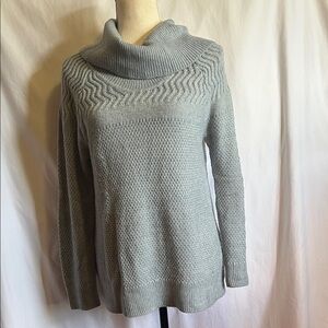 Calvin Klein Cozy Gray Cowl Neck Sweater